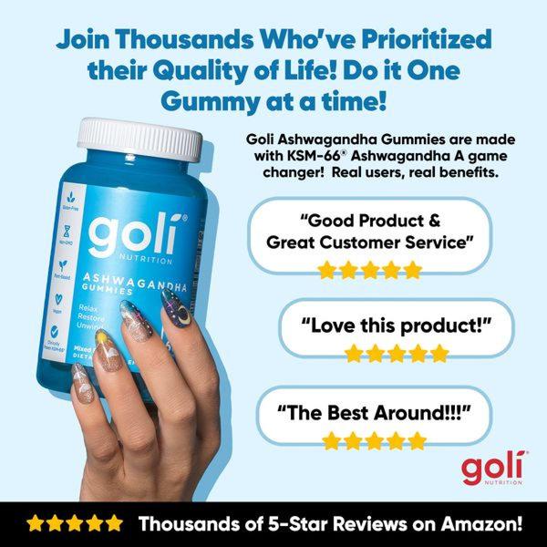 Goli Ashwagandha Gummies Social Proof Ad